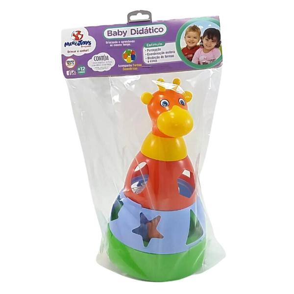 Imagem de Brinquedo Didático Educativo Girafa de Montar Mercotoys