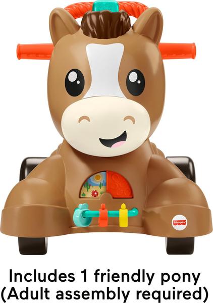 Imagem de Brinquedo didático Fisher-Price Walk Bounce & Ride Pony por mais de 9 meses