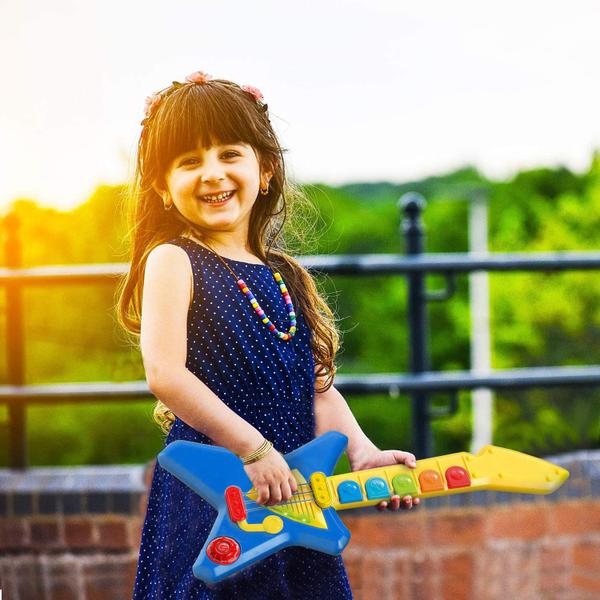 Imagem de Brinquedo Didático Guitarra Musical Para Bebês - Xplast