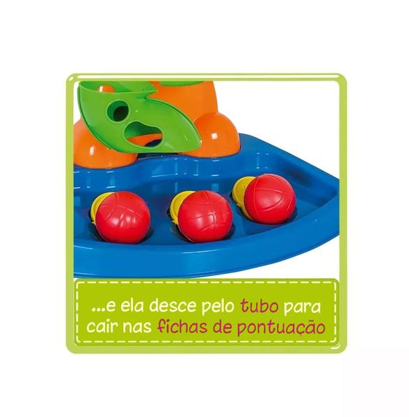 Imagem de Brinquedo Didático Infantil Basquete Elefante Rosa - Cotiplás