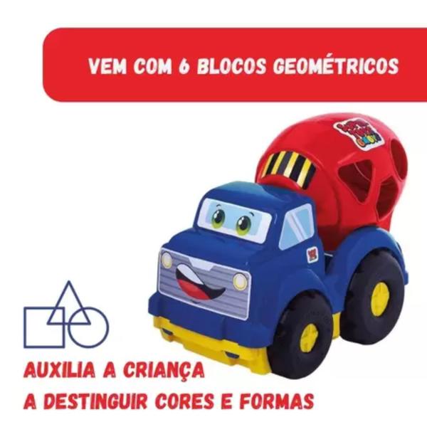 Imagem de Brinquedo Didático para Bebê Caminhão Betoneira Super Toys - 389