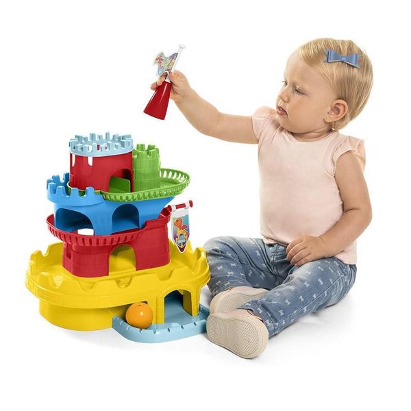 Imagem de Brinquedo Didático para Bebê Monta Castelo Calesita