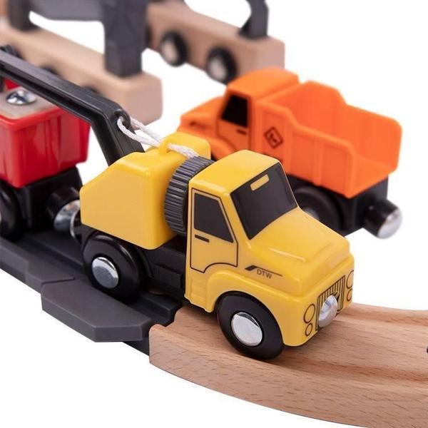 Imagem de Brinquedo Didatico Pista De Trem Média Hg Toys - Th682