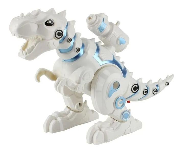 Imagem de Brinquedo Dino Robo Com Som E Luz Anda E Dispara Dardos