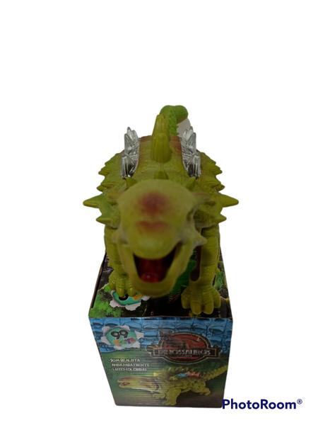 Imagem de Brinquedo Dinossauro Anquilossauro Com Luz E Som Movimentos.