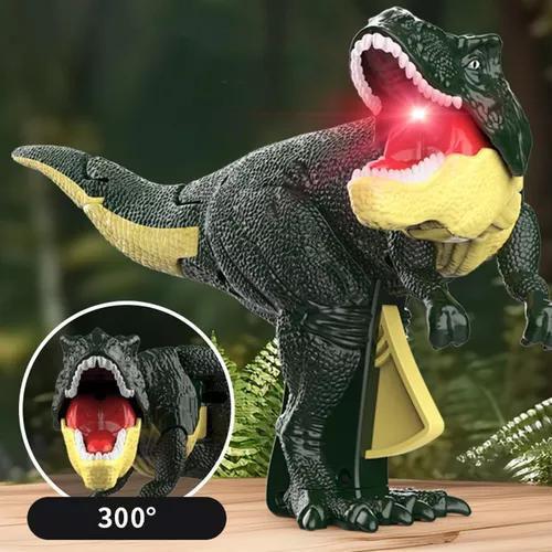 Imagem de Brinquedo Dinossauro Articulado Gatilho Com Luz E Som E Movimentos