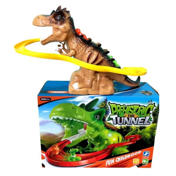 Imagem de Brinquedo Dinossauro C/ Pista e Acompanha 02 Filhotes!