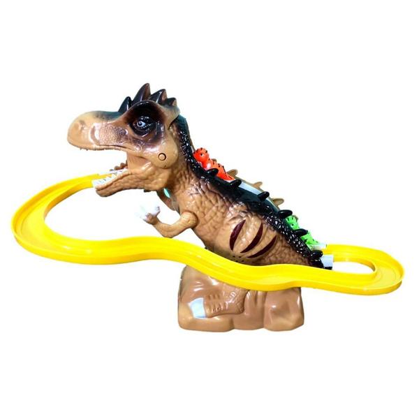 Imagem de Brinquedo Dinossauro C/ Pista e Acompanha 02 Filhotes!