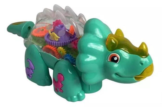 Imagem de Brinquedo Dinossauro Eletrônico Bebê Musical - Braskit