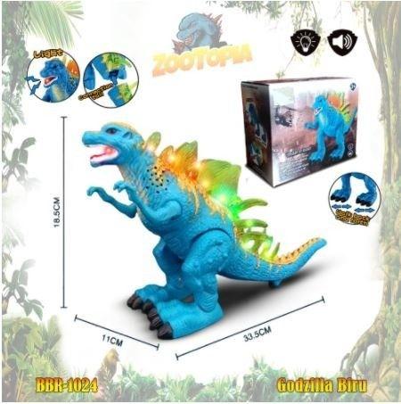 Imagem de Brinquedo Dinossauro Godzilla Infantil com Luz E Som