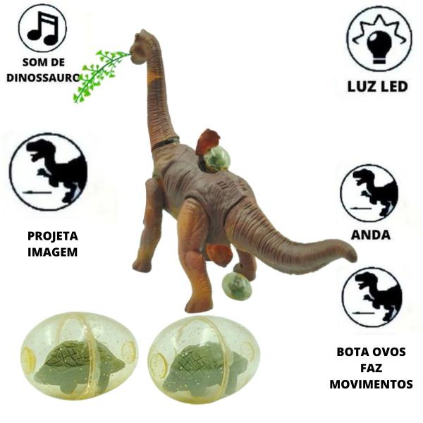 Imagem de Brinquedo Dinossauro Grande Que Anda Com Som Luz E Movimento