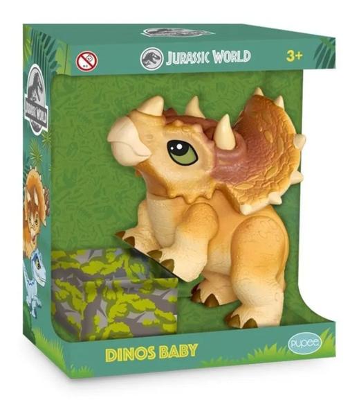 Imagem de Brinquedo Dinossauro Jurassic World Triceratops Baby - Pupee