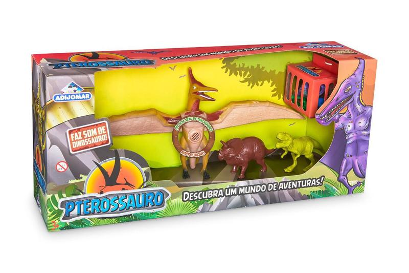 Imagem de Brinquedo Dinossauro Pterossauro com Dispositivo Sonoro