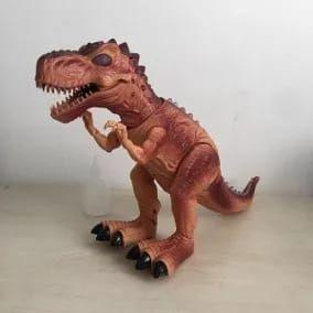 Imagem de Brinquedo Dinossauro Rex Anda Solta Fumaça Emite Som E Luzes Nos Olhos