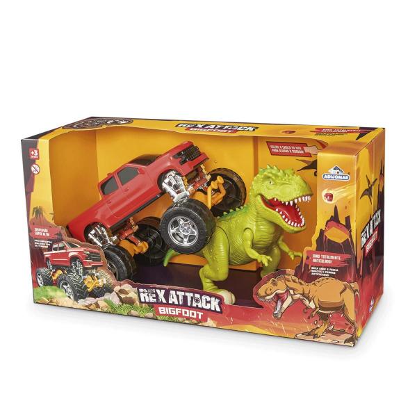 Imagem de Brinquedo Dinossauro Rex Attack Bigfoot