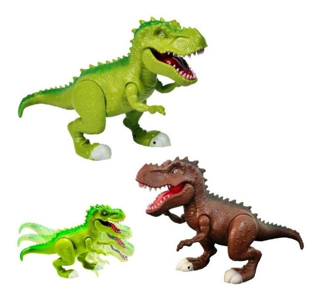 Imagem de Brinquedo Dinossauro Tiranossauro Rex Attack Com Som E Luz