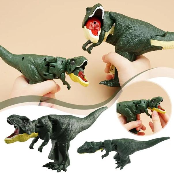 Imagem de Brinquedo Dinossauro tiranossauro Rex com Movimentos