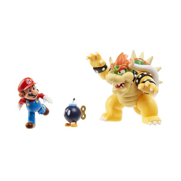 Imagem de Brinquedo Diorama Super Mario Batalha de Lava do Bowser 3016