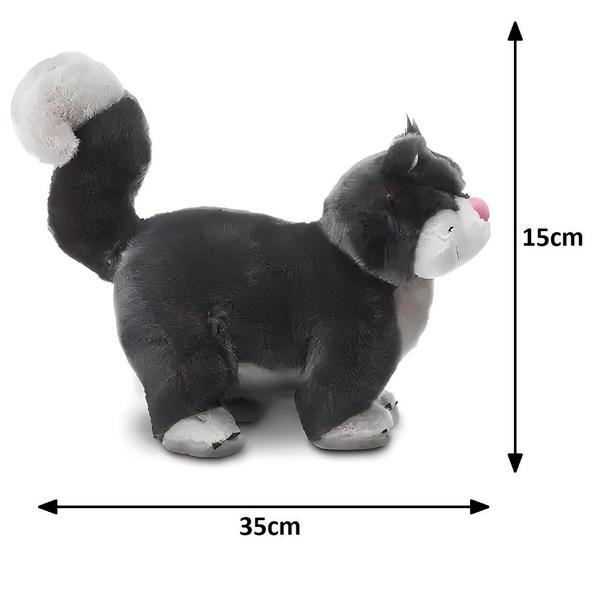 Brinquedo Disney Ursinho de Pelucia Gato Malvado Lucifer do Filme Cinderela F0101-4 Fun Imagem de Brinquedo Disney Ursinho de Pelucia Gato Malvado Lucifer do Filme Cinderela F0101-4 Fun
