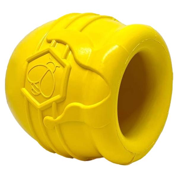 Imagem de Brinquedo Dispenser Honey Pot Sodapup Mordedor Recheável Pote de Mel Para Cães Grande - Amarelo