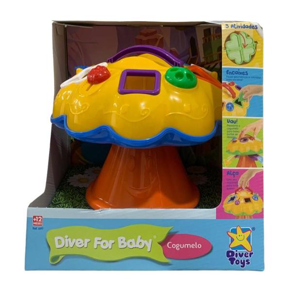 Imagem de Brinquedo Diver For Baby Cogumelo Didático Diver Toys