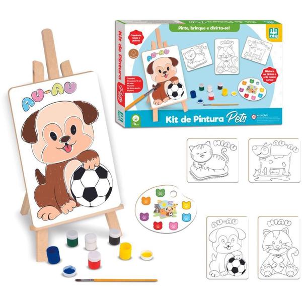 Imagem de Brinquedo Diverso KIT Pintura PETS