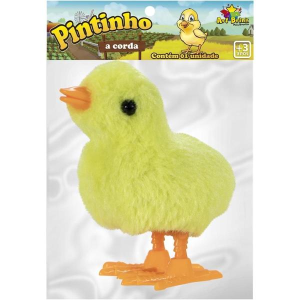 Imagem de Brinquedo Diverso Pintinho Amarelo a Corda