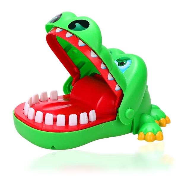 Brinquedo Divertido Infantil Crocodilo Dentista Mordida - Polibrinq Imagem de Brinquedo Divertido Infantil Crocodilo Dentista Mordida - Polibrinq
