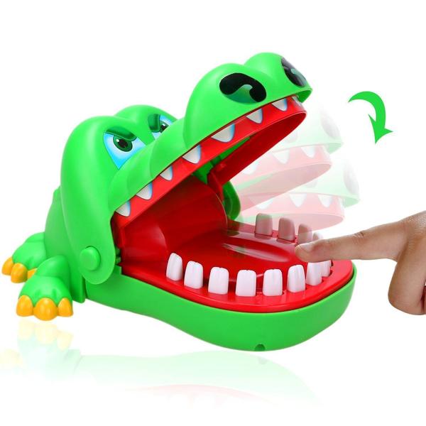 Brinquedo Divertido Infantil Crocodilo Dentista Mordida - Polibrinq Imagem de Brinquedo Divertido Infantil Crocodilo Dentista Mordida - Polibrinq