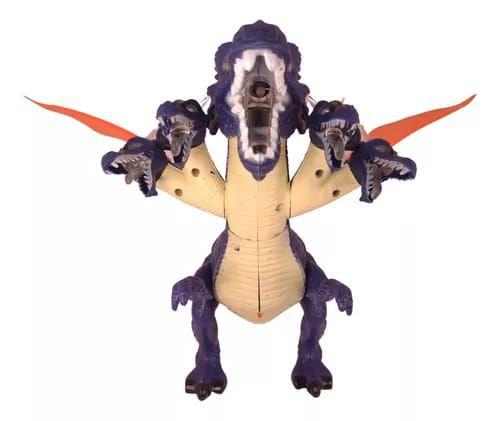 Imagem de Brinquedo dragão  5 cabeças com luz anda e mexe asas