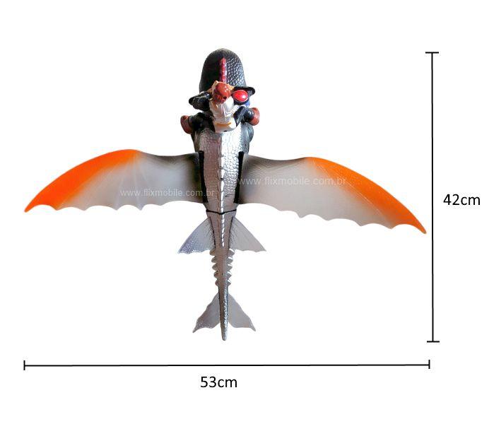 Imagem de Brinquedo Dragão Anda Mexe as Asas com Luzes Sons do Tipo Banguela