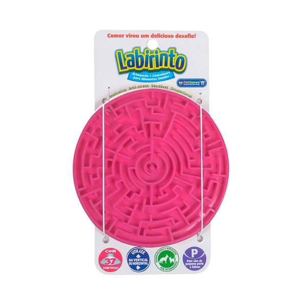 Imagem de Brinquedo e Comedouro Pet Games Labirinto Pink para Cães e Gatos - Tamanho P