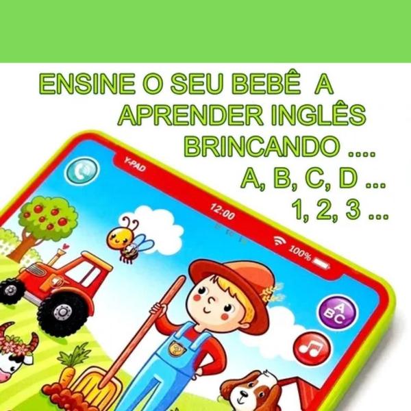 Brinquedo Educacional Inglês Tablet Infantil Multi Função - Europio Imagem de Brinquedo Educacional Inglês Tablet Infantil Multi Função
