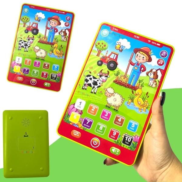 Brinquedo Educacional Inglês Tablet Infantil Multi Função - Europio Imagem de Brinquedo Educacional Inglês Tablet Infantil Multi Função