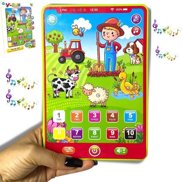 Brinquedo Educacional Inglês Tablet Infantil Multi Função - Europio Imagem de Brinquedo Educacional Inglês Tablet Infantil Multi Função
