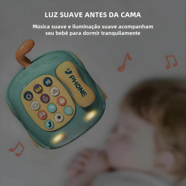 Imagem de Brinquedo Educacional Montessori - Piano Musical e Telefone para Bebês