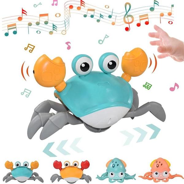 Imagem de Brinquedo Educacional Musical de Indução - Caranguejo e Polvo para Bebês