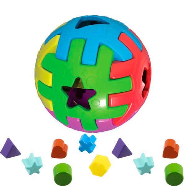 Imagem de Brinquedo Educativo 1 ano Bola Bebês Didático Kendy 10cm