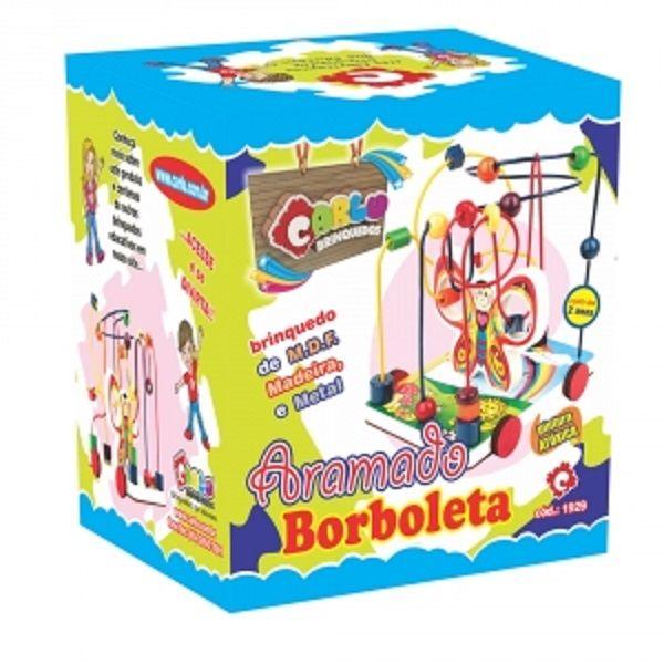 Imagem de Brinquedo Educativo Aramado borboleta