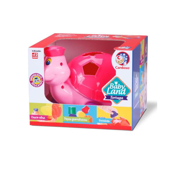 Imagem de Brinquedo Educativo Baby Land Tortuga Com Blocos Infantil