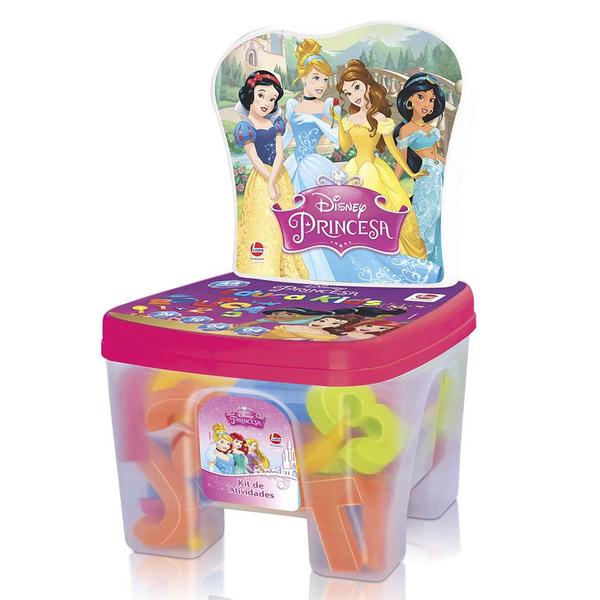 Imagem de Brinquedo Educativo Cadeirinha Alfabeto Disney Princesas