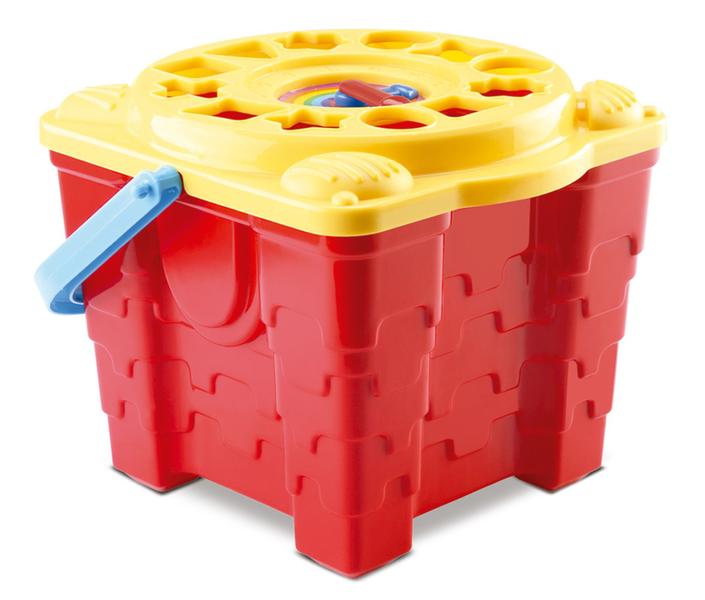 Brinquedo Educativo Castelo Relógio Didático Formas Números - Silmar Brinquedos Imagem de Brinquedo Educativo Castelo Relógio Didático Formas Números - Silmar Brinquedos