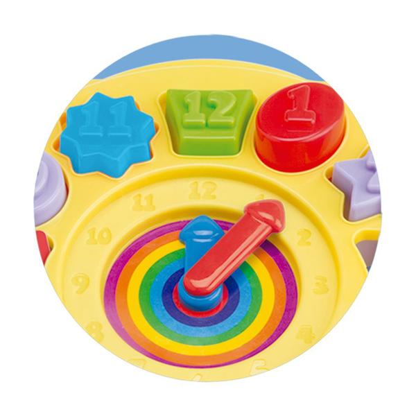 Brinquedo Educativo Castelo Relógio Didático Formas Números - Silmar Brinquedos Imagem de Brinquedo Educativo Castelo Relógio Didático Formas Números - Silmar Brinquedos