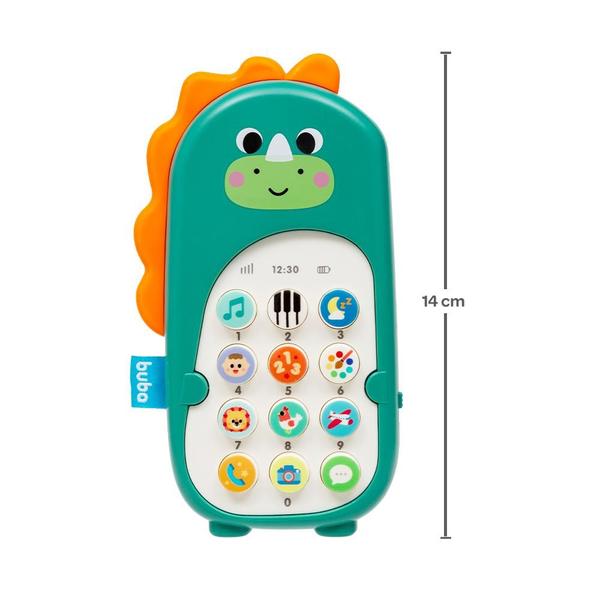 Imagem de Brinquedo Educativo Celular Bilíngue Zoo Dino - Buba