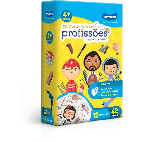 Imagem de Brinquedo educativo conhecendo as profissoes toyster