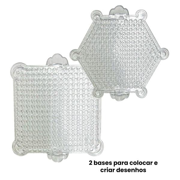 Imagem de Brinquedo educativo contas magicas bolinhas que grudam com agua magic water beads meninas 3000pçs