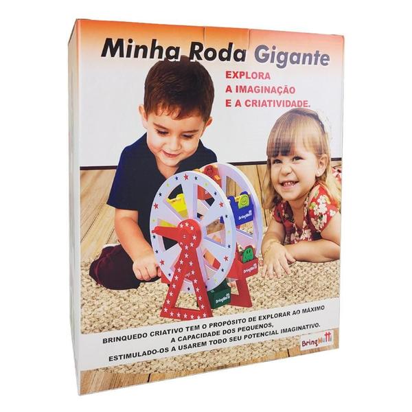 Imagem de Brinquedo Educativo Criativo De Madeira Minha Roda Gigante