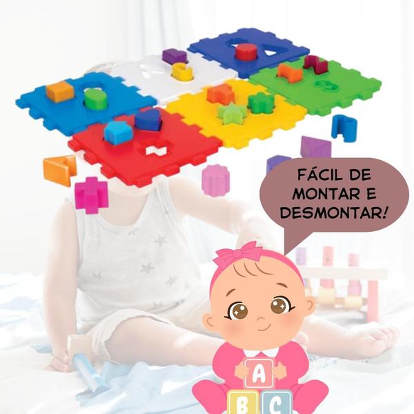 Imagem de Brinquedo Educativo Cubo Didático com Blocos