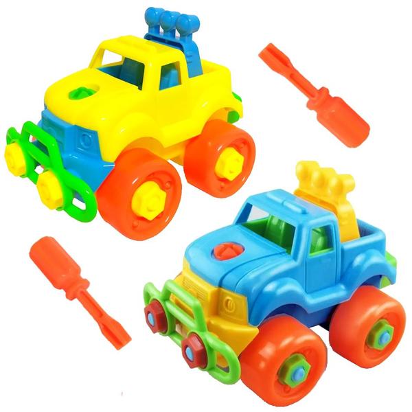 Imagem de Brinquedo Educativo de Montar com Chave Kit Jeeps