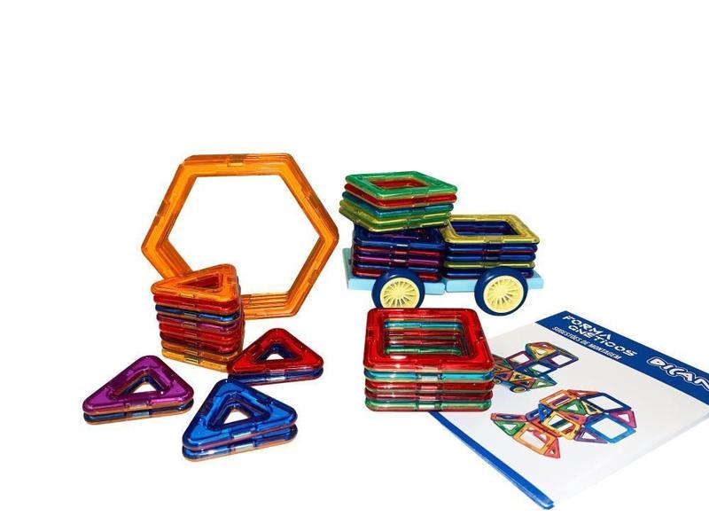 Imagem de Brinquedo Educativo De Montar Magnético Formagnéticos 40Pçs